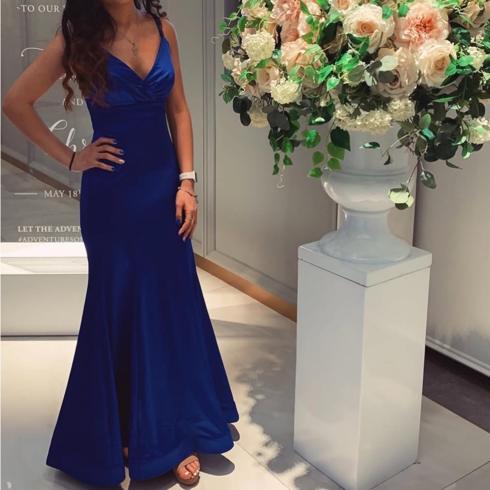 Royal Blue Dress